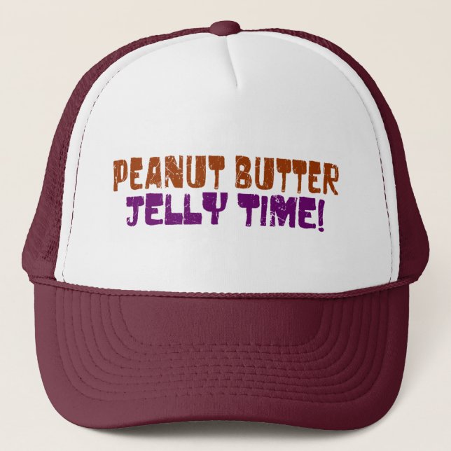 Pbj Time Trucker Hat (Front)