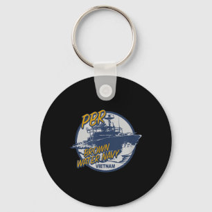 Pbr Patrol Boat River Brown Water Vietnam Veteran Keychain