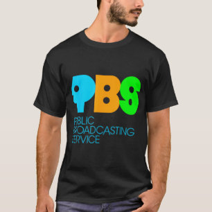 PBSs Publics Broadcastings Service Vintage Logo T- T-Shirt