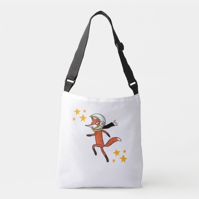 PBSummit Dash the Fox Astronaut Cross-Body Bag (Front)