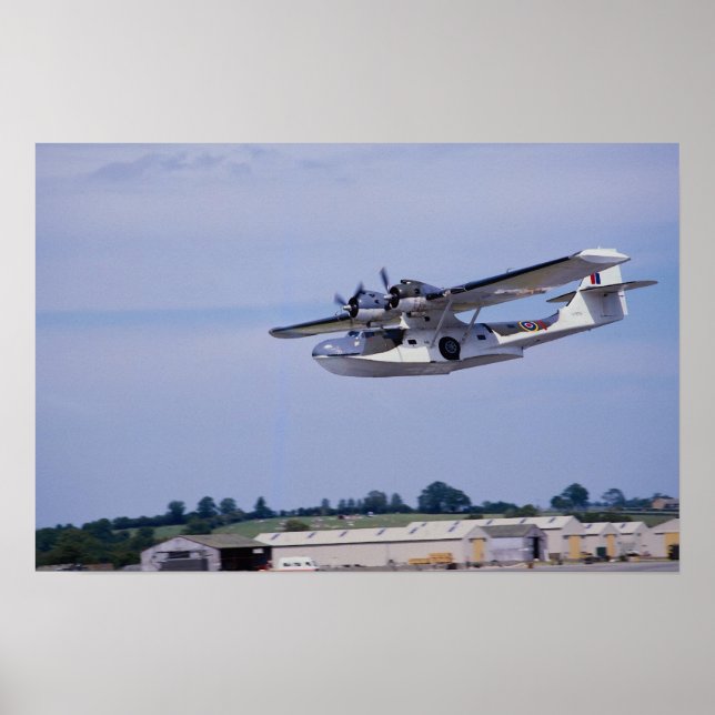 PBY, 5A Catalina, World War II reconnaissance flyi Poster (Front)
