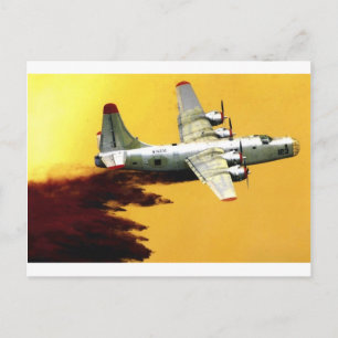 PBY Firefighter Aircraft Postcard