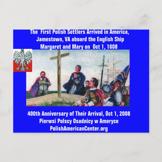 PC, 400th Anniversary Arrival of the First Polis.. Postcard (Front)