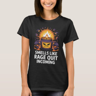 PC Gamer Gift Candle Smells Like Rage T-Shirt