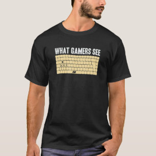 PC Gamer WASD Meme What Gamers See  Video Games T-Shirt