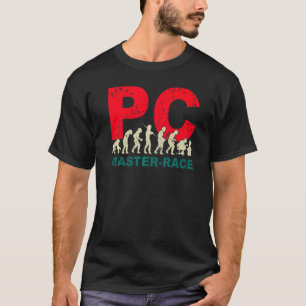 Pc Master Race  Evolution Graphic For Gamers T-Shirt