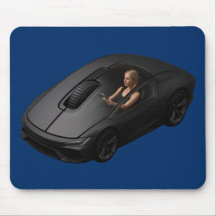 PC Mouse–Car: Click at the speed of a supercar Mouse Pad
