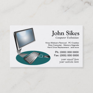PC Repair Computer Technician Business Card