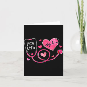 Pca Life Valentine Heart Stethoscope  Card