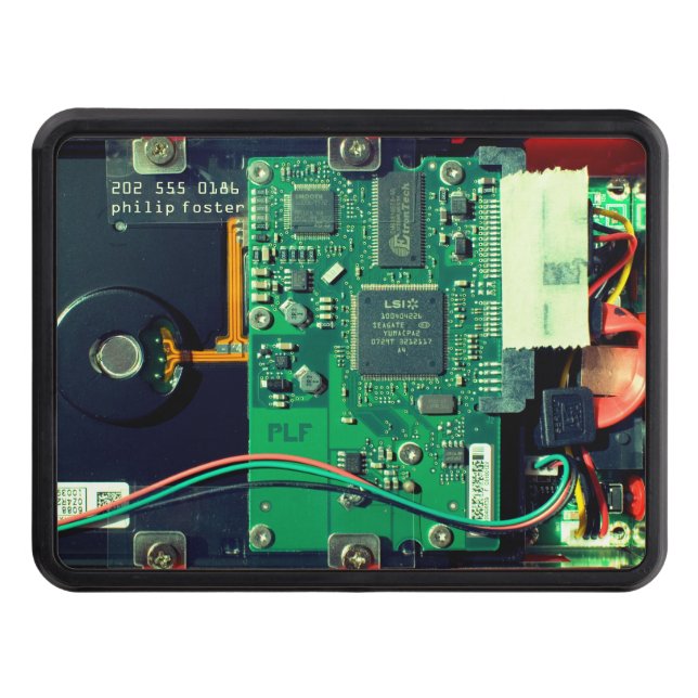 PCB board, electronic parts and printed circuit Trailer Hitch Cover (Front)