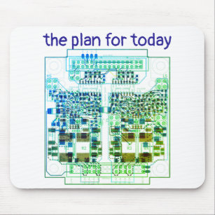 PCB Printed Circuit Board Platinen-Pad mit Plan Mouse Pad