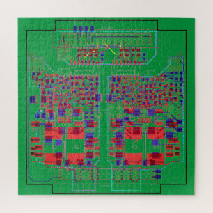 PCB printed circuit board Platinen-Puzzle Puzzle
