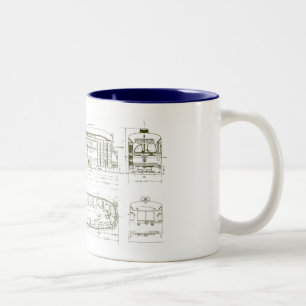 PCC Blueprint Mug - White Background