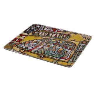 PCC Graveyard Stain Glass Cutting Board