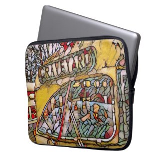 PCC Graveyard Stain Glass Electronics Bag