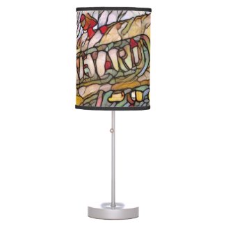 PCC Graveyard Stain Glass lamp