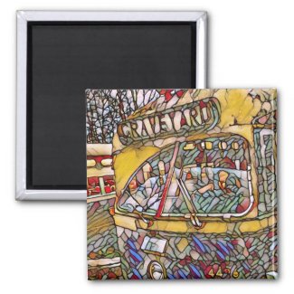 PCC Graveyard Stain Glass Magnet