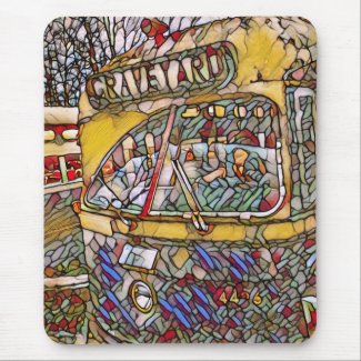 PCC Graveyard Stain Glass Mousepad