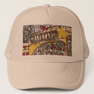 PCC Graveyard Stain Glass Trucker Hat