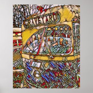 PCC Graveyard Stain Glass Value Poster