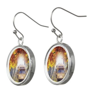 PCC Work Car in Woods Earrings