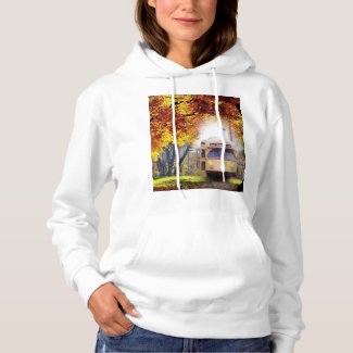 PCC Work Car in Woods Women's Hooded Sweatshirt