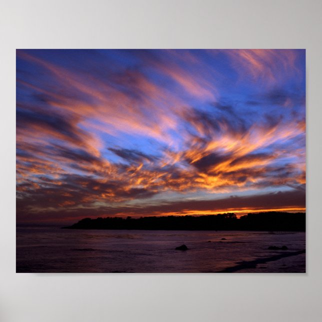 PCH Sunset -Cambria Poster (Front)