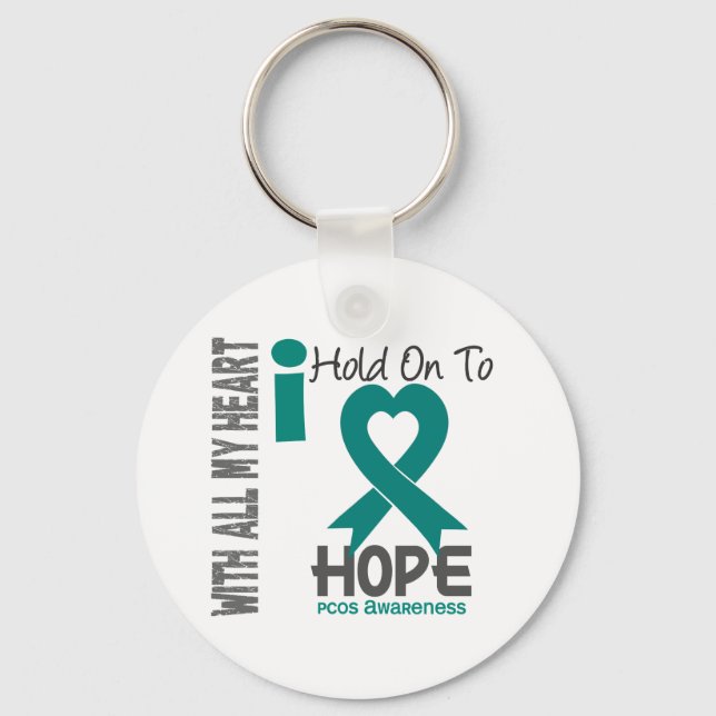 PCOS I Hold On To Hope Keychain (Front)