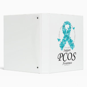 PCOS Ribbon Of Butterflies Binder