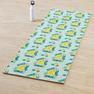 PCOS Yoga Chick Polycystic Ovary Syndrome Teal  Mat