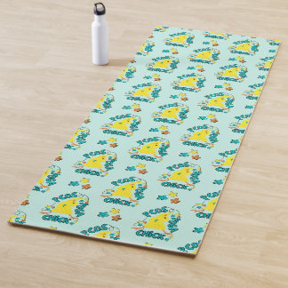 PCOS Yoga Chick Polycystic Ovary Syndrome Teal  Mat