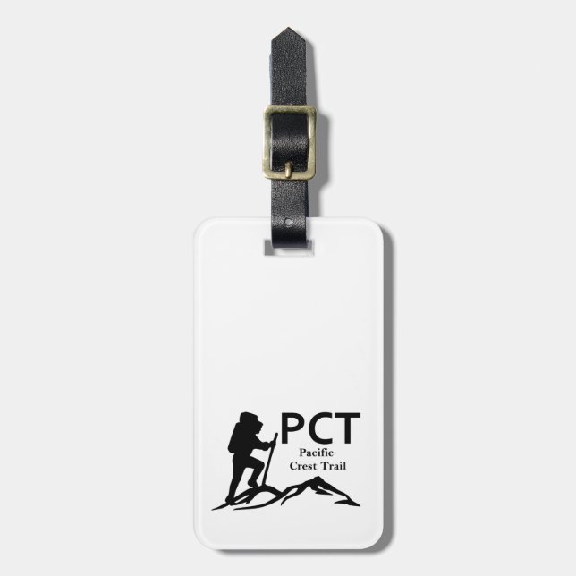 PCT  -  Pacific Crest Trail Luggage Tag (Front Vertical)