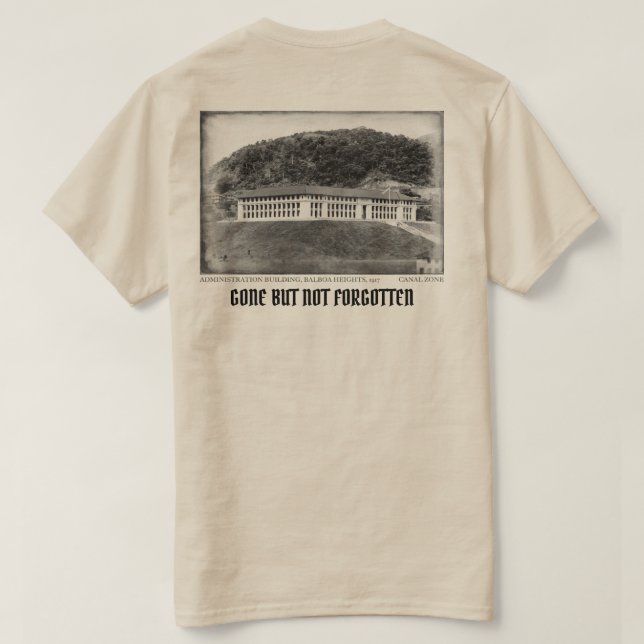 PCZ, Administration Building T-Shirt (Design Back)