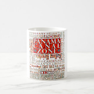 PCZ – Panama Canal Zone Locations wth Mola Design Coffee Mug