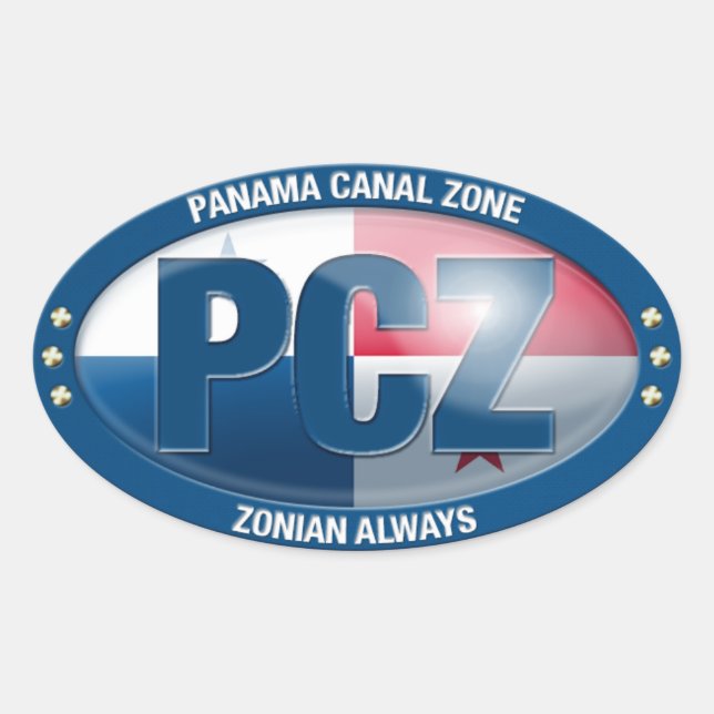 PCZ - Panama Canal Zone : Zonien Toujours, Sticker (Devant)