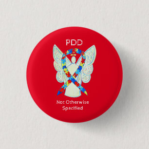 PDD-NOS (Not Otherwise Specified) Angel Ribbon Pin