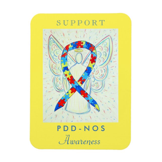 PDD-NOS (Not Otherwise Specified) Ribbon Magnet (Vertical)