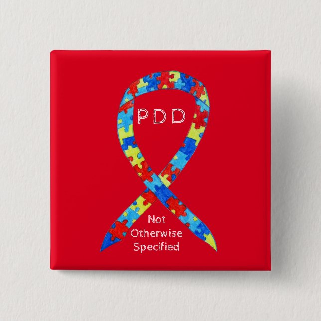 PDD-NOS (Not Otherwise Specified) Ribbon Pin (Front)