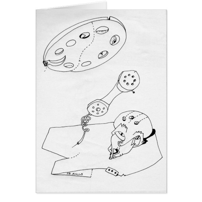 PDD Small Weak Drawings Revenge Doodles card (Front)