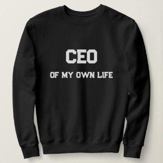 PDG de mon propre sweatshirt à typographie motivat