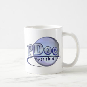 PDoc DOCTOR OF PSYCHIATRY PSYCHIATRIST LOGO Coffee Mug
