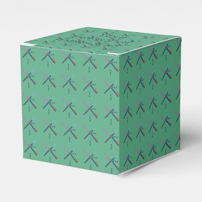 PDX Airport Carpet Favor Box (Front Side)