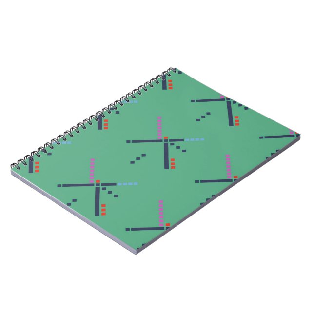 PDX Airport Carpet Notebook (Left Side)