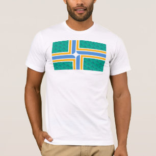 PDX Airport Carpet- Portland Flag T-Shirt