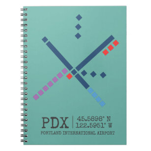 PDX Airport Carpet   PORTLAND Notebook