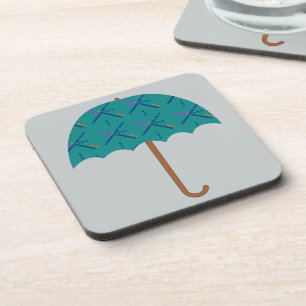 PDX Airport Carpet Umbrella Coaster