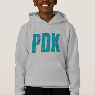 PDX Portland Airport Carpet Texte Sweatshirt