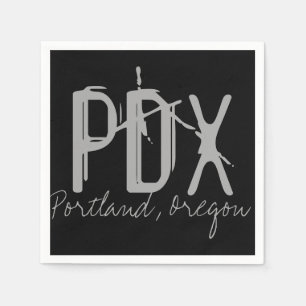 PDX Portland Airport Napkin