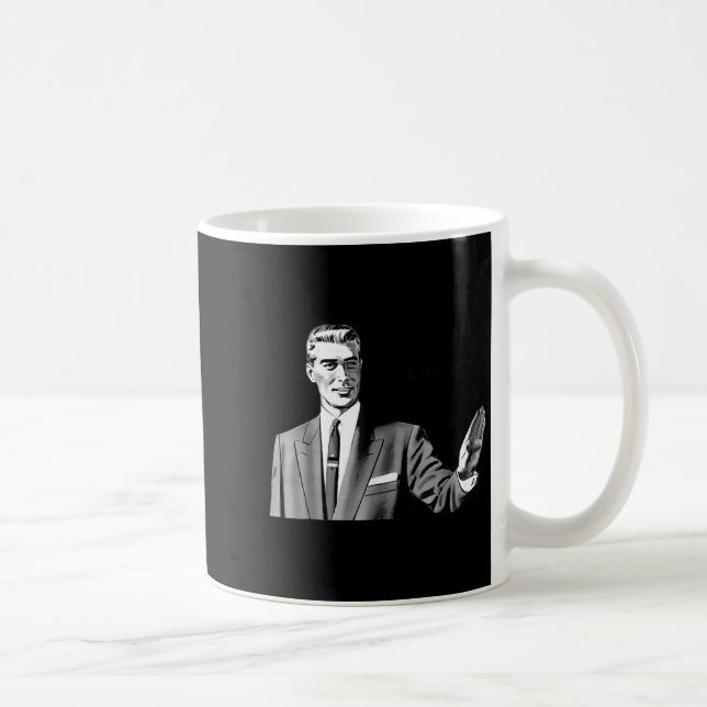 Pe Down Dip Funny Correction Guy Meme Funny Saying Coffee Mug (Right)