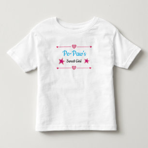 Pe-Paw's Sweet Girl Toddler T-shirt